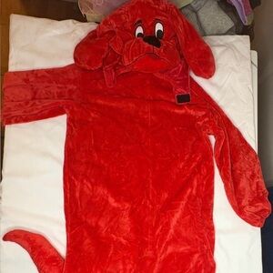 Red Plush Costume Pajamas